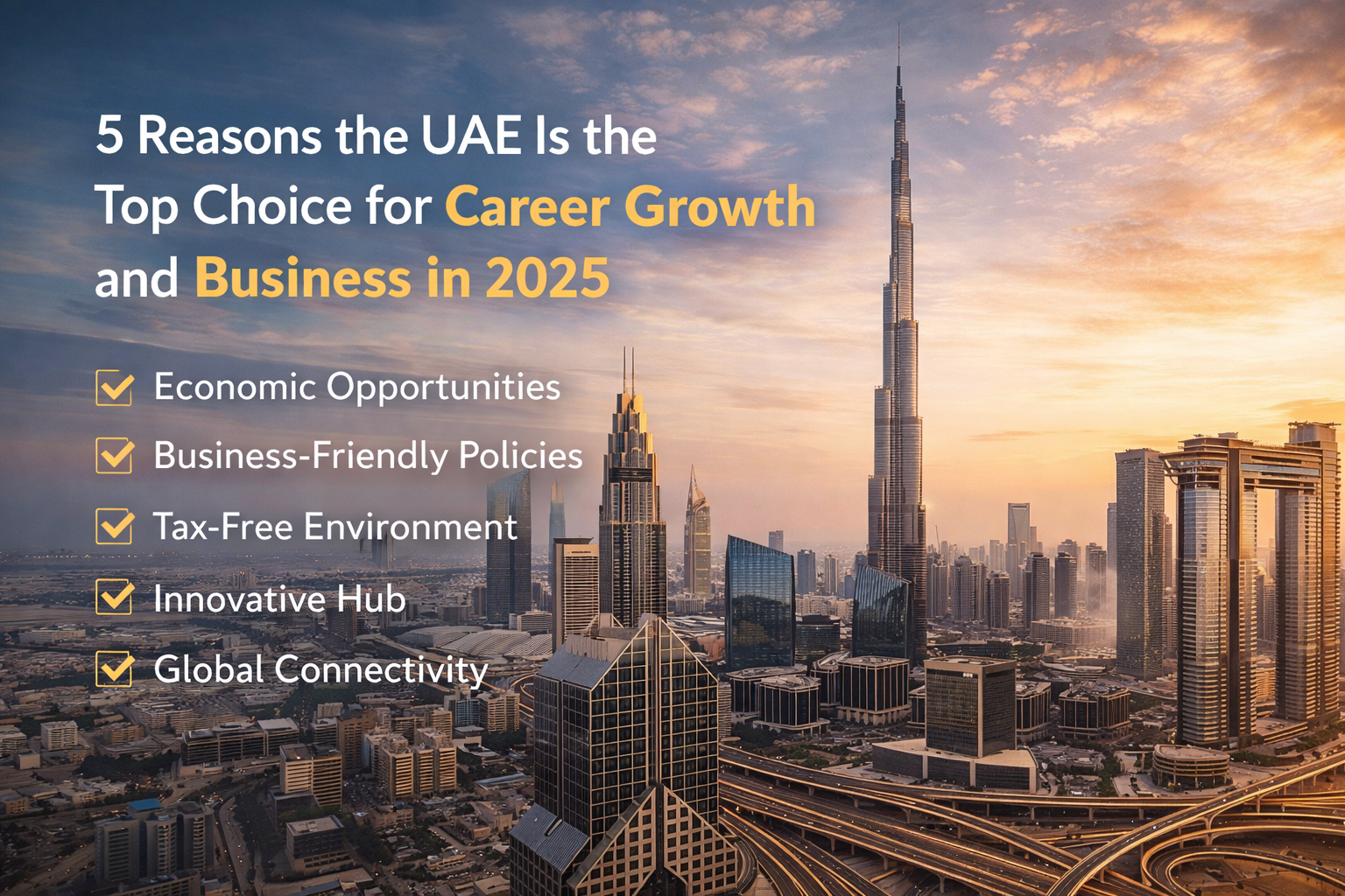 5 Reasons the UAE Is the Top Choice for Career Growth and Business in 2025