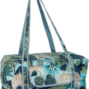 Bohemian Quilted Kantha Patchwork Oversized Duffle Bag for Women